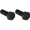 QUARKZMAN M8 Filetto 30,5 mm Lungo Presa Cappuccio Vite x 2pz Metallo Acciaio Esagonale Testa Bullone per Arredamento Mobili Produzione Automotive, [Nero, Sinistro Mano]