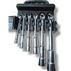 Terryshop74 Set 6 pezzi chiavi a pipa Esagonali acciaio cromo vanadio con raccoglitore mis 8-10-12-13-17-19 mm Ad l Tubolari