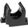 SOMA Clip per tubi in plastica, nero, 10 mm, 50 pezzi, morsetto per tubo, resistente ai raggi UV