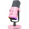 Microfono Dinamico USB/XLR Con Controllo Rgb/Jack per Cuffie/Muto Microfono per