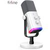 Microfono Dinamico USB/XLR Con Controllo Rgb/Jack per Cuffie/Muto Microfono per