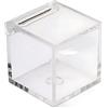 DC DEBORA CARLUCCI Debora Carlucci Scatolina Portaconfetti in Plexiglass Acrilico Cubo Trasparente 8x8x8 cm Scatole Porta Confetti per Bomboniera,Comunione,Lauree,Matrimonio,Battesimo,Nascita con Coperchio (15)