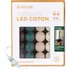 GuirLED - Guirlanda luminoso a LED per batuffoli di cotone USB - Luce notturna per bambini 2h - Alimentatore doppio USB 2A incluso - 3 intensità - 32 sfere 3,2m - Sauvage
