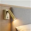 zhxinashu Applique da Parete LED per Lettura, Lampada da Comodino