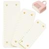 PH PandaHall 3 Dimensioni Fondo per Borsa Uncinetto Bianco Base per Borsa in Pelle PU, Fondo per Borse Rettangolare in Similpelle per Realizzare Borse Tote All'Uncinetto Sacchetto a Maglia