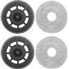MsDaos Panni Mocio e Supporto per Dreame L50 X50/ L40S Pro Ultra/Mova V50 Ultra | Ricambi Compatibili con Dreame X50 Ultra, X50 Master, L40S Pro Ultra, L50 Pro Ultra, Mova V50 Ultra , Mova P50S Ultra Robot