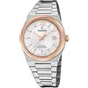 Festina Orologio Swiss Made da uomo placcato PVD oro rosa con bracciale in acciaio F20036/1