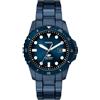 Fossil Uomo Orologio 42MM in acciaio inossidabile blu, FS6166