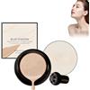 Nurvidis Foundation Cushion - Makeup Full Coverage Foundation, Mushroom Head Air Cushion CC Cream, Moisturizing & Long-Lasting Matte Finish, Evens Skin Tone, All Skin Types (Natural)