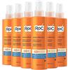 RoC - Soleil-Protect Lozione Spray Idratante SPF 50+ - Protezione Solare Ad Ampio Spettro Per Il Corpo - Non Grassa E Resistente All'Acqua - Elevata Protezione UVA/B - Adatta Alla Pelle - 6 x 200 ml