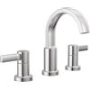 Delta Rubinetto Albion Rubinetto da bagno diffuso a 3 fori, rubinetto per lavabo da bagno cromato, rubinetto da bagno a 2 maniglie, rubinetto da bagno, gruppo di scarico push-pop in metallo, portata
