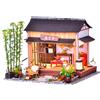 Casa delle bambole in Miniatura Casa FAI DA TE Kit di Stile Cinese Cottage Casa