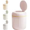 Set 4 Mini Pattumiere Da Tavolo Con Coperchio Basculante + 240 Sacchetti - Per Bagno, Ufficio, Cucina - 2