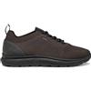 Geox U Spherica, Sneakers Uomo, Brown Black, 44 EU