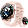 vamout Smartwatch Donna Uomo, 1.85'' Orologio Smartwatch Donna con Chiamate Bluetooth/ Assistente vocale AI, 120+ Sportive Smart Watch con Sonno/Cardiofrequenzimetro,IP68 Fitness Tracker per iOS Android