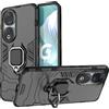 ESTH® Custodia per Honor 90 con 360° Rotante Staffa, [Compatibile con Supporto Magnetico per Auto], Cover Paraurti PC + TPU, Nero