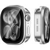 Suphart Compatibile con Cover Apple Watch Serie 11/10 42mm, Custodia in Metallo con Protezione Schermo Integrata Ttelaio Posteriore per iWatch Serie 11/10 42mm (Argento)