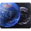 ELLENNE - Tappetino per Mouse 240x200mm | Superficie in Lycra Ultra-Liscia | Comodo, Antiscivolo e lavabile Mousepad per Ufficio, Gaming e Laptop (Cod. 54 - Pianeta Blu Notte)