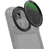 SMALLRIG Kit Filtri Polarizzatori Circolari Magnetici da 52 mm per Phone Cage per iPhone Serie 15, Filtro Polarizzatore CPL con Adattatore Filtro M Mount, Kit Filtro in Vetro Ottico HD - 4388B