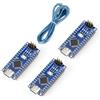 ELEGOO Nano with Headers USB C, Scheda Pre-saldata con Cavo USB Compatibile con Arduino IDE