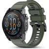 CHULN 22mm Silicone Cinturino per Garmin Fenix 8 47mm/Fenix 7 Pro/Fenix 7/Fenix 6/Fenix 6 Pro/Fenix 5/Fenix 5 Plus, Regolabile Sportiva Cinturino di Ricambio per Smartwatch.(No host)