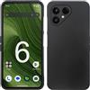 GIOPUEY Cover Compatibile con Fairphone 6, Il Materiale TPU Ultrasottile Custodia, Anti Impronta Digitale Phone Case [Resistente all'Usura] [Antiscivolo] - Black