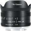 7artisans Obiettivo fisso manuale Fisheye Fisheye da 7,5 mm f2.8 Mark II APS-C per fotocamere mirrorless Canon R RP R5 R6