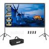 EMART Telo Proiettore di Proiezione 100 Pollici 16:9 4K HD con Set Supporto