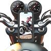 Sovica Porta cellulare moto bici impermeabile compatibile con smartphone fino a 7,5 con finestra posteriore Fissaggio infrangibile e sicuro al manubrio
