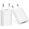 BOLUX-JS 2 Pack Presa USB AC Adattatore Caricabatterie per iPhone 8 5 6 7 XR X XS Max, iPad, iPod Touch 5G, Samsung Xiaomi Sony LG Universale 5V Adattatore di Alimentazione USB
