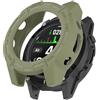 FTRONGRT Cover Compatibile con Garmin Descent G2 / Garmin Descent G1 / G1 Solar letel / G1 Solar, TPU Morbido, Antigraffio, Orologio Custodia Protettiva.Verde Giungla