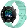 GIOPUEY 22mm Cinturini Compatibile con COROS Pace PRO/Pace 3/Apex PRO/2 Pro/46MM, Morbido Silicone Cinturino [Resistente all'Usura] [Traspirante] - Green