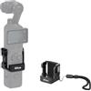 Nitze Adattatore di Espansione per DJI Osmo Pocket 4/3, Pocket 4/3 Cage con Cinturino da Polso, Slitta a Contatto Freddo, Dito Pieghevole e Supporto a Sgancio Rapido Action - T-D05B