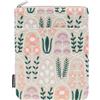 Dadanism 6-7 Custodia Protettiva Imbottita a Margherita Ricamata per Nuovo 7 Kindle Paperwhite e Kindle Colorsoft Signature Edition, Kindle Oasis E-Reader/6 Kindle 11ª Gen, Piante Beige