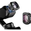 ULANZI Obiettivo grandangolare 112° 1,5X compatibile con DJI Osmo Pocket 3, attacco magnetico/multi-rivestimento/vetro ottico