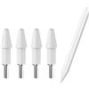 Hsupez 4 pezzi punta di ricambio, compatibile con Xiaomi Smart Pen (2a generazione), penna stilo, punte di ricambio, tocco nibs, piacevole sensazione di scrittura, tappo penna di ricambio per tablet Stylus