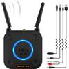 1Mii Ricevitore Bluetooth 5.3 HiFi, Adattatore Audio Bluetooth Controllo Volume, Uscita Ottica, Coassiale, AUX, RCA, aptX Bassa Latenza per Amplificatore, Impianto Stereo, Lungo Raggio 60m