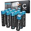 CELLONIC 12 pile AAA alcaline 1250mAh 1,5V - compatibile con telecomandi, giocattoli, torce & sensori - LR03 / Micro