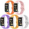 SenMore 6 Pezzis Cinturino Compatibile con Huawei Band 9/Huawei Band 8, Sportivo Impermeabile Regolabile Silicone Bracciale per Huawei Band 9/8. (No host
