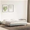 vidaXL Struttura letto senza materasso grigio chiaro 180x210 cm velluto