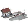 FALLER - Kit di Costruzione Passaggio Ferroviario Elettrico, Modern, Unisex, Adulto, Hobbisti