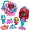 Just Play Bambola Ariel Disney Junior Pop Tails con accessori, 9 pezzi, giochi di finzione, giocattoli per bambini dai 3 anni