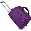 Rummyluck Trolley da Viaggio con Ruote, Borsa Sportiva, Borsa da Viaggio con Ruote da 36L a 55L per Uomo e Donna, Viola