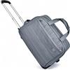 Rummyluck Trolley da Viaggio con Ruote, Borsa Sportiva, Borsa da Viaggio con Ruote da 36L a 55L per Uomo e Donna, Grigio