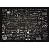 BELECO 2.1x1.5m Tessuto Tema scientifico Aula Lavagna Sfondo Chimica Matematica Geometria Fisica Scritto a mano Lavagna Sfondo Insegnamento online Arredamento Banner Puntelli foto