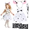 Set Costume Da Mucca Per Bambina Fennoral: Include Fascia Con Corna, Coda, Papillon E Gonna Tutù Rosa - Travestimento Carnevale E Cosplay (3-8 Anni)