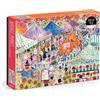 Galison Michael Storrings Harvest Market 1000 Piece Puzzle