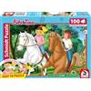 Schmidt Spiele 56543 Bibi & Tina, giro estivo, puzzle per bambini da 100 pezzi in cartone d'erba, Multicolore