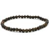 Miracles Minéraux Bracciale con perle rotonde da 4 mm, sottile e discreto, pietra naturale, creazione artigianale francese, oltre 60 scelte, 17 centimeters, Pietra