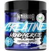 Warrior Creatina Monoidrata in Polvere 300 g (100 Porzioni) - Creatina Pura Creapure, Creatina Monoidrata Micronizzata per Massa Muscolare e Forza, Creatine Monohydrate Vegan - Senza Aroma (Neutro)